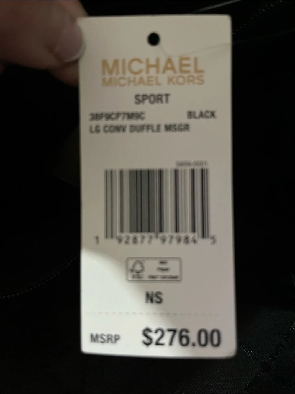 Michael Kors black tote/handbag